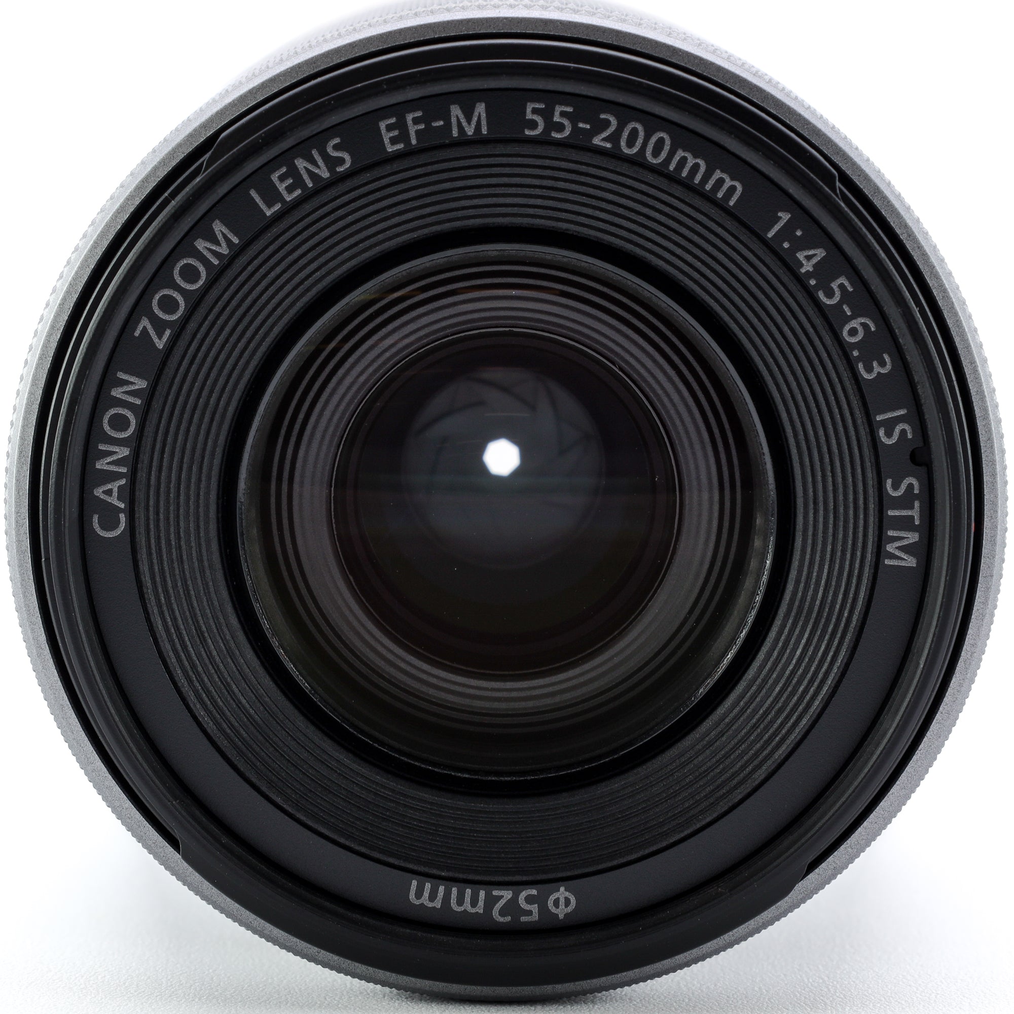 【美品】EF-M55-200mm F4.5-6.3 IS STM [シルバー]