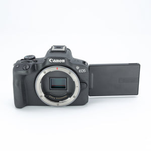 【良品】EOS R50 ダブルズームキット [ブラック]